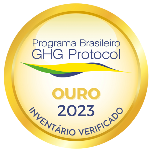 Selo Ouro no Programa Brasileiro GHG Protocol para o Inventário de Gases do Efeito Estufa